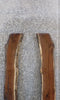Thumbnail for 2- Rustic Natural Edge Black Walnut Bar/Table Top Slabs CLOSEOUT 961-962