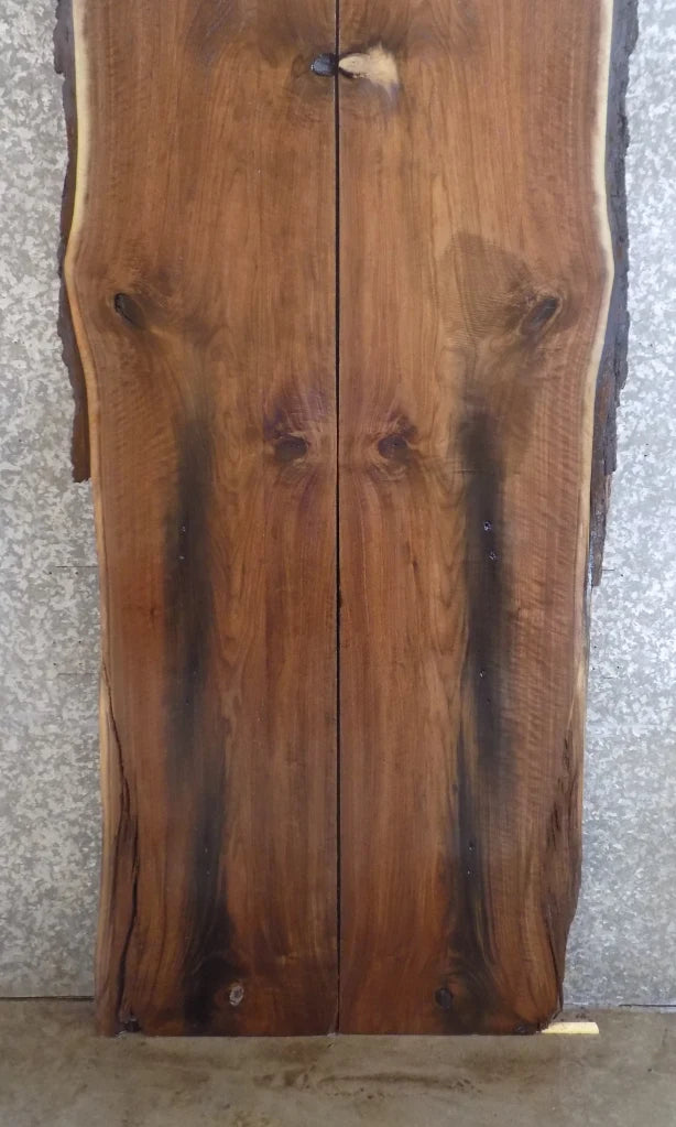 2- Live Edge Black Walnut Table Top Slabs, Conference Table Wood 980-981