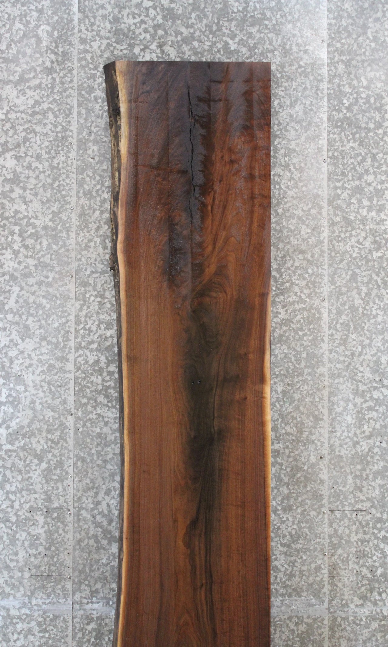 Black Walnut Live Edge Computer Desk/Bar Top Slab 985