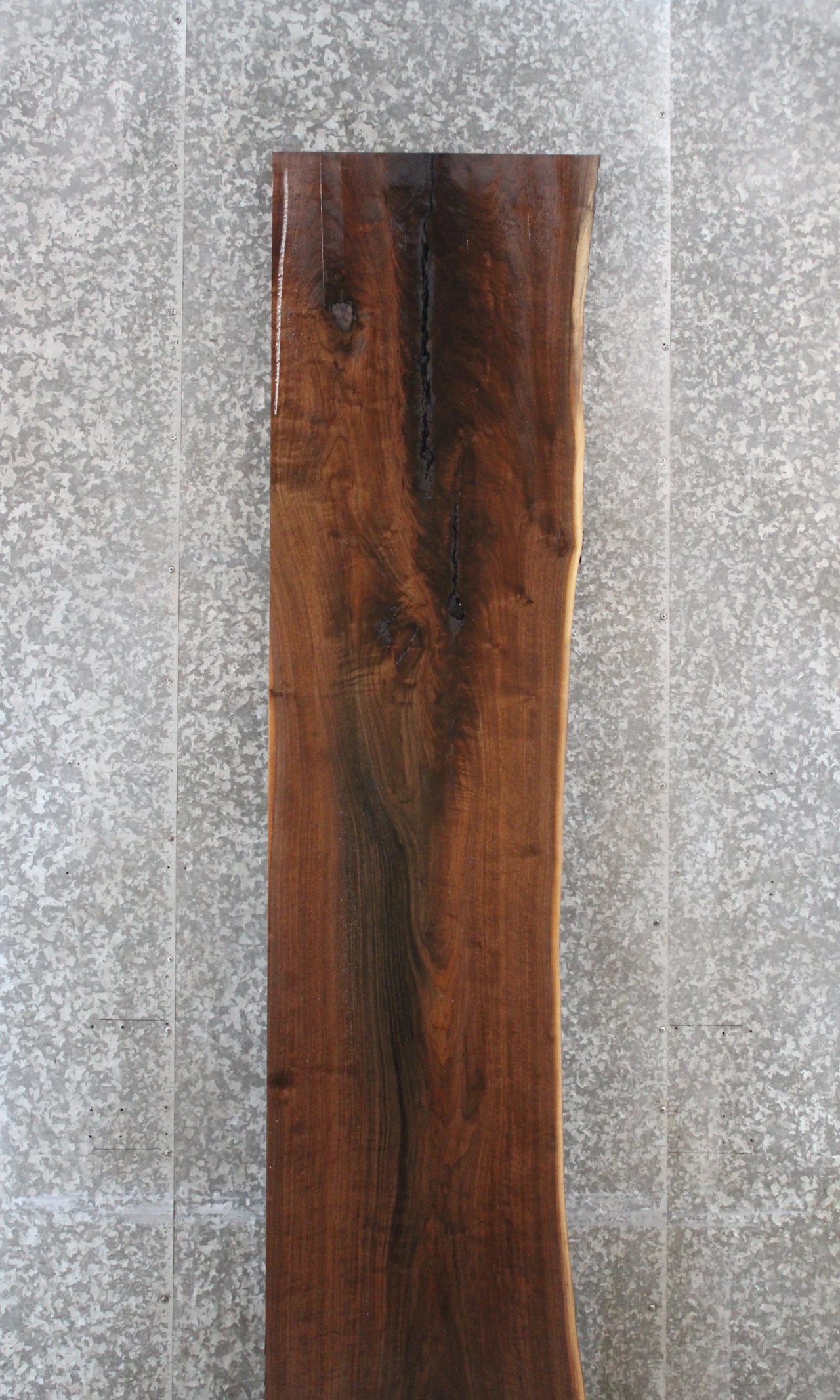 Black Walnut Live Edge Computer Desk/Bar Top Slab 985