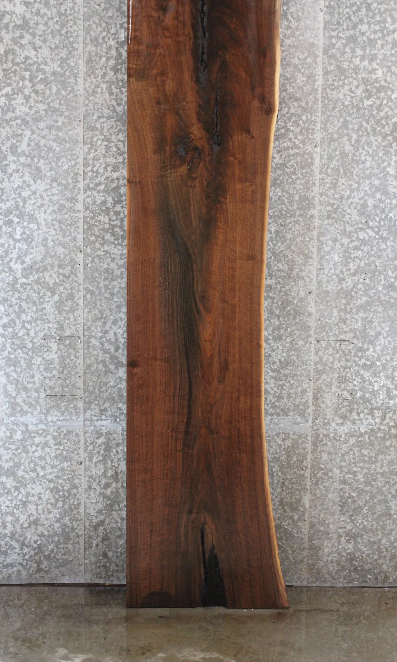 Black Walnut Live Edge Computer Desk/Bar Top Slab 985
