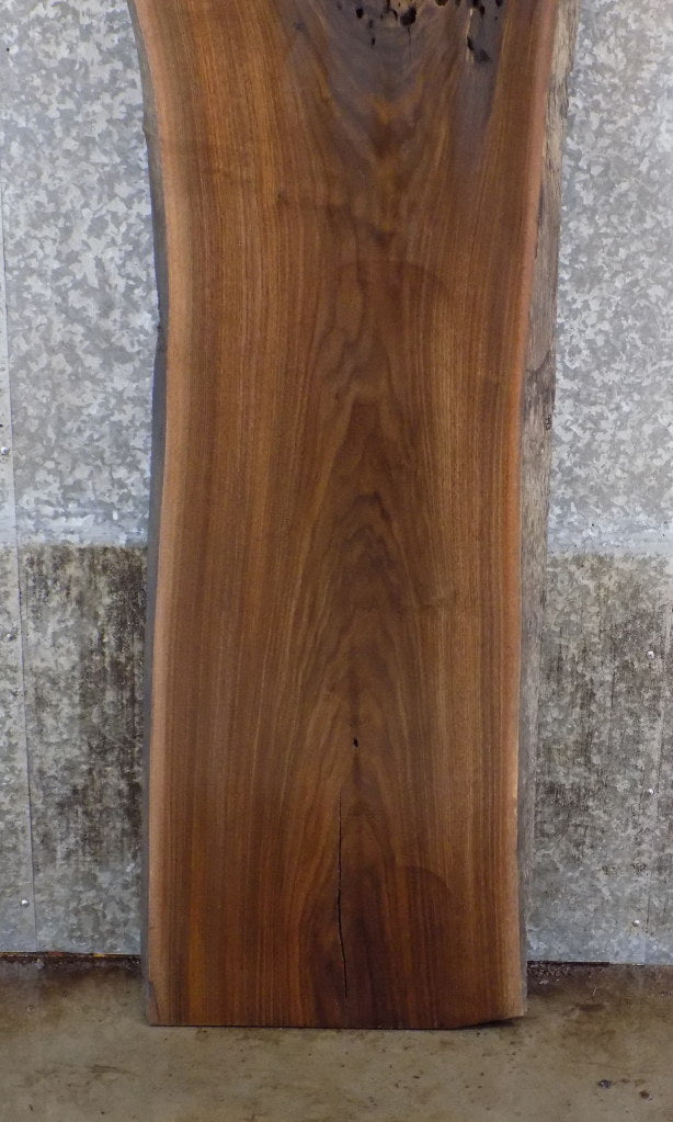 Rustic Live Edge Black Walnut Kitchen Table Top Wood Slab 993