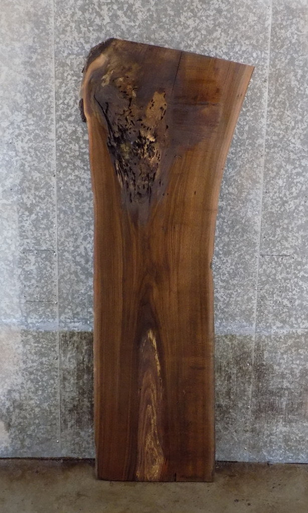 Rustic Live Edge Black Walnut Kitchen Table Top Wood Slab 993