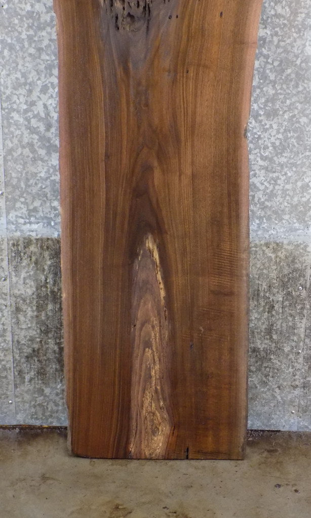 Rustic Live Edge Black Walnut Kitchen Table Top Wood Slab 993