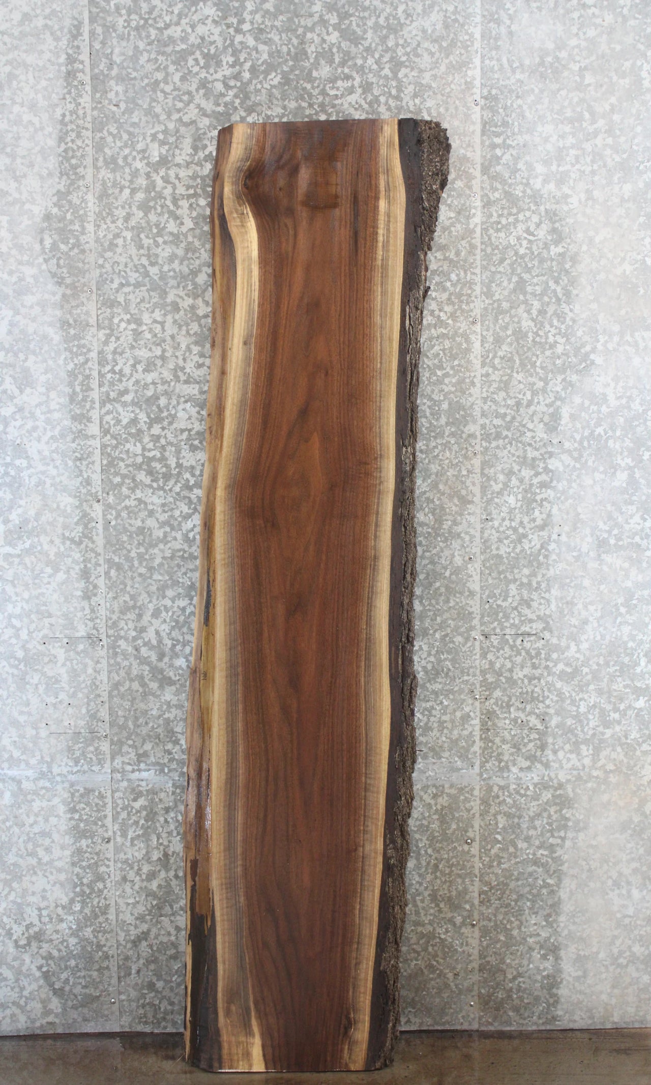 Solid Wood Black Walnut Live Edge Bar Top Slab 994