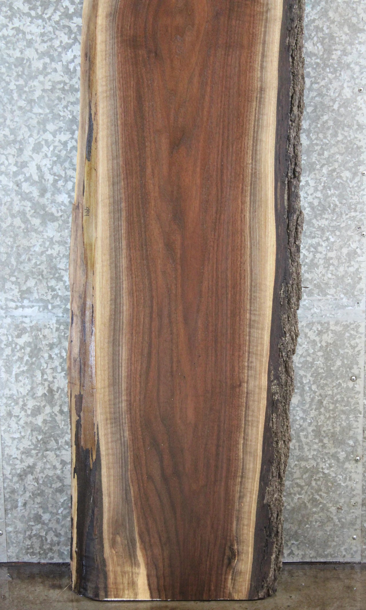Solid Wood Black Walnut Live Edge Bar Top Slab 994