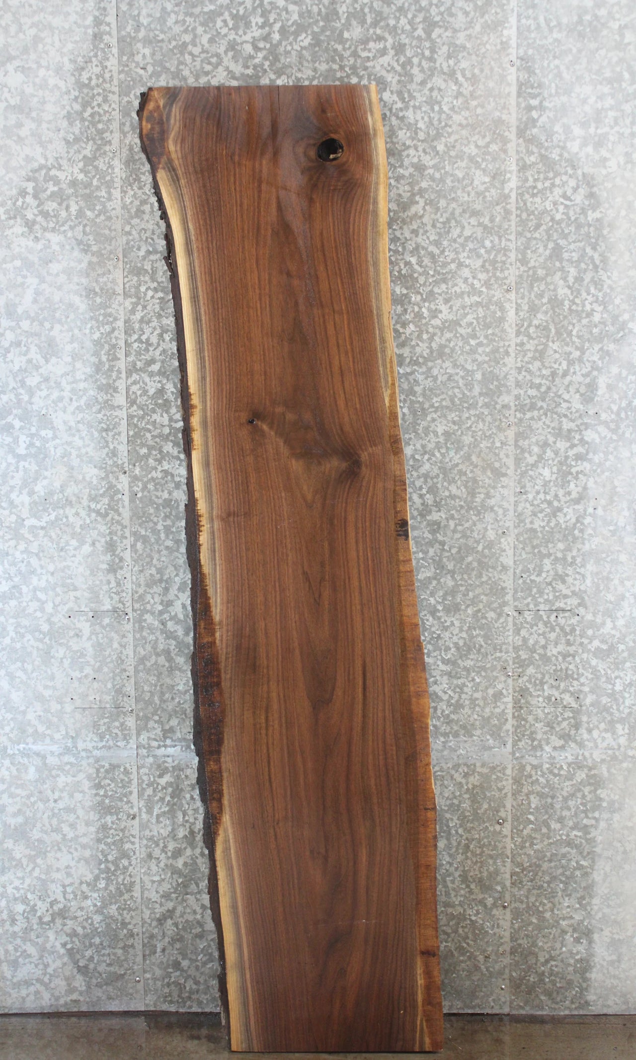 Solid Wood Black Walnut Live Edge Bar Top Slab 994