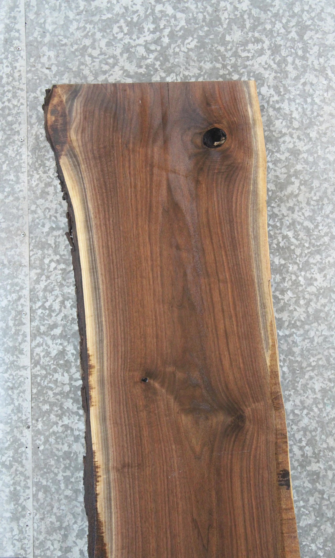 Solid Wood Black Walnut Live Edge Bar Top Slab 994