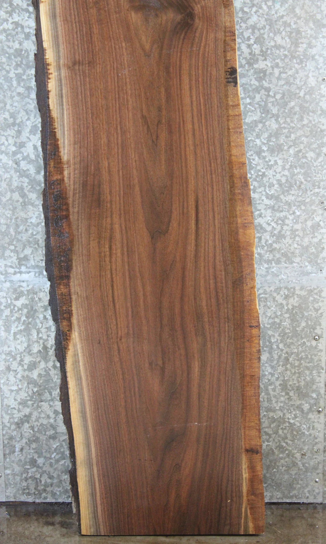 Solid Wood Black Walnut Live Edge Bar Top Slab 994
