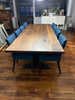 Thumbnail for Live Edge Dining Table with Hourglass Legs