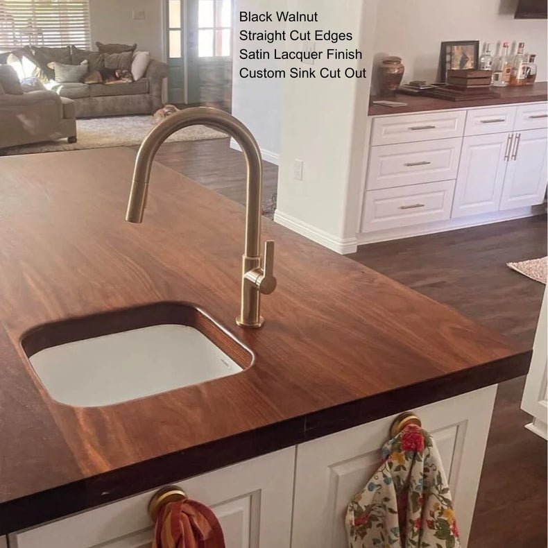 Wood Dining Table, Kitchen, Farmhouse, Island Top