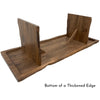Thumbnail for Wooden Office Desk Top, Live Edge, Countertop, Rustic Lumber Tabletop