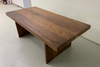 Thumbnail for Custom Wood Dining Table | Wooden T-Shaped Slab Legs