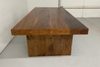 Thumbnail for Custom Wood Dining Table | Wooden T-Shaped Slab Legs