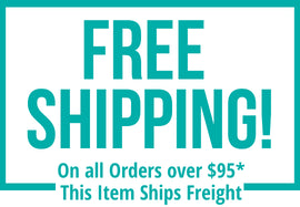 Free shipping on all orders over $95
