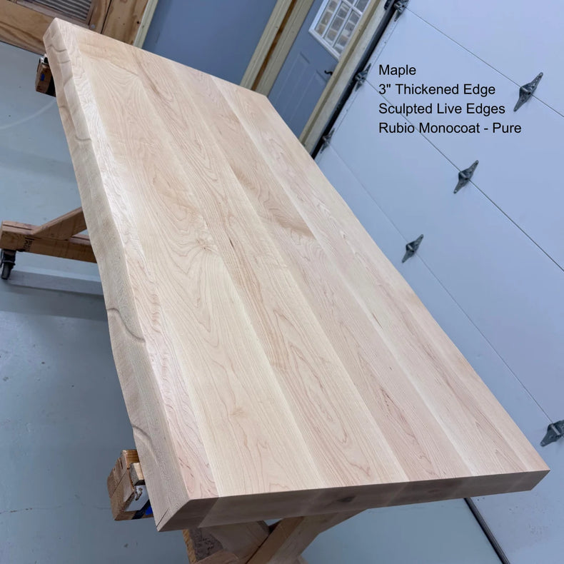 Wood Dining Table, Kitchen, Farmhouse, Island Top