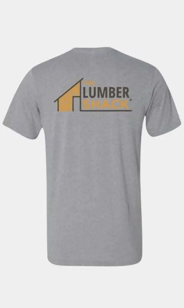 Grey The Lumber Shack Logo T-Shirt