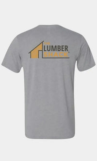 Thumbnail for Grey The Lumber Shack Logo T-Shirt