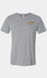 Thumbnail for Grey The Lumber Shack Logo T-Shirt