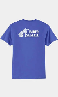 Thumbnail for Royal Blue The Lumber Shack Logo T-Shirt