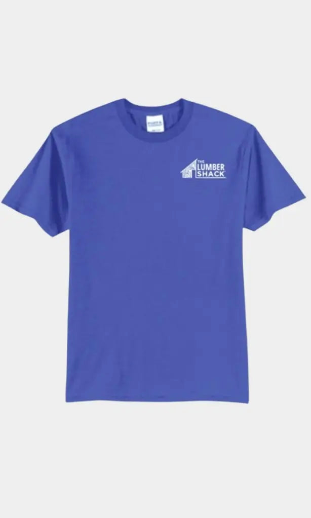 Royal Blue The Lumber Shack Logo T-Shirt