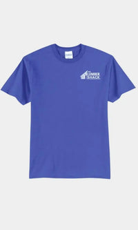 Thumbnail for Royal Blue The Lumber Shack Logo T-Shirt