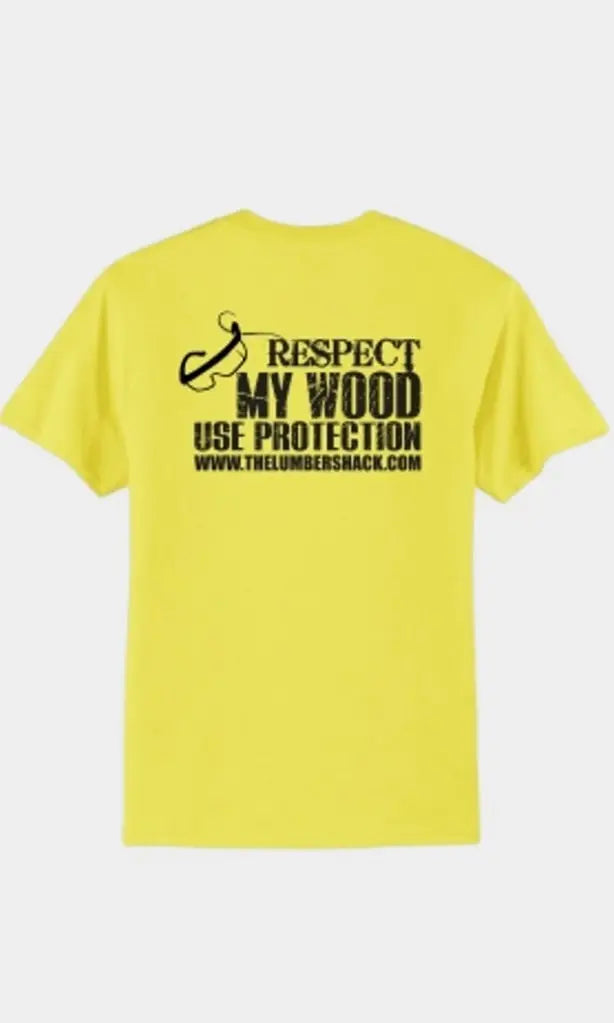 Yellow Respect My Wood T-Shirt