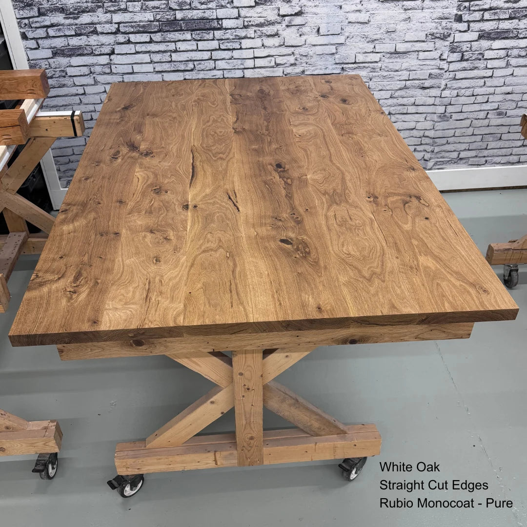 Wood Dining Table, Kitchen, Farmhouse, Island Top