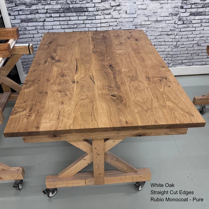 Wood Dining Table, Kitchen, Farmhouse, Island Top