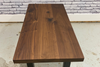 Thumbnail for Solid Wood Coffee Table w/ U-Shaped Metal Legs