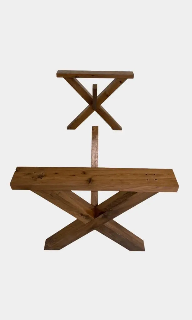X shaped table base discount