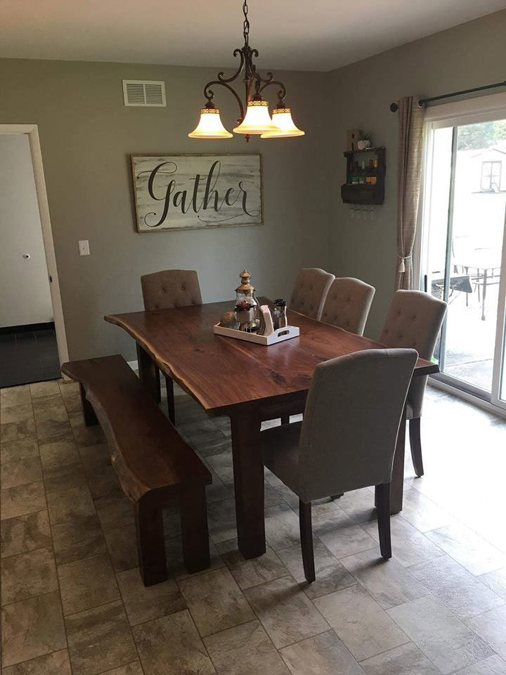 Custom Live Edge Dining Table (Draft)