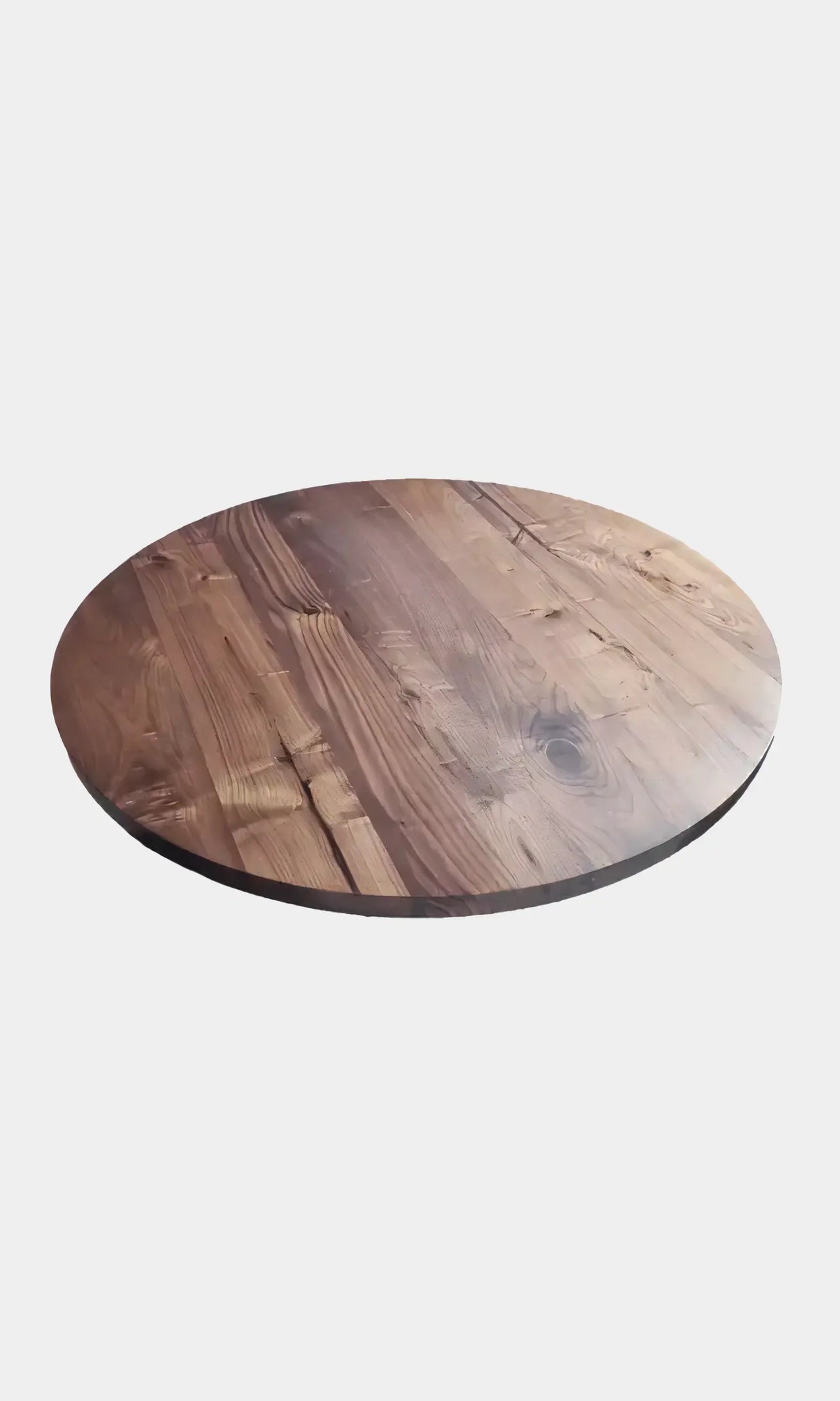 1 1/2" Thick Solid Wood Custom Round Table Top - 18" to 60