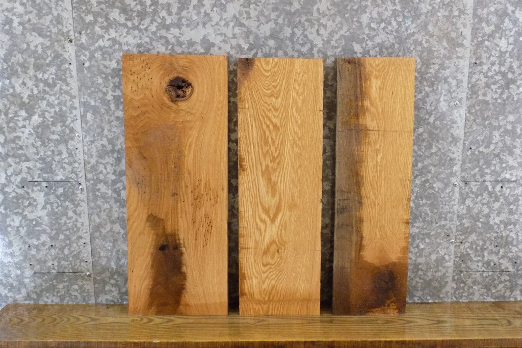 3- Reclaimed Kiln Dried White Oak Lumber Pack/Bread Boards 11156-11158
