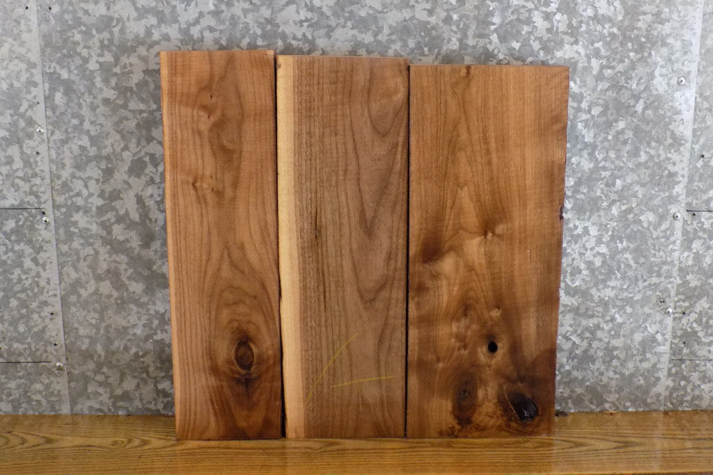 3- Kiln Dried Black Walnut Reclaimed Craft Pack/Lumber Boards 11672