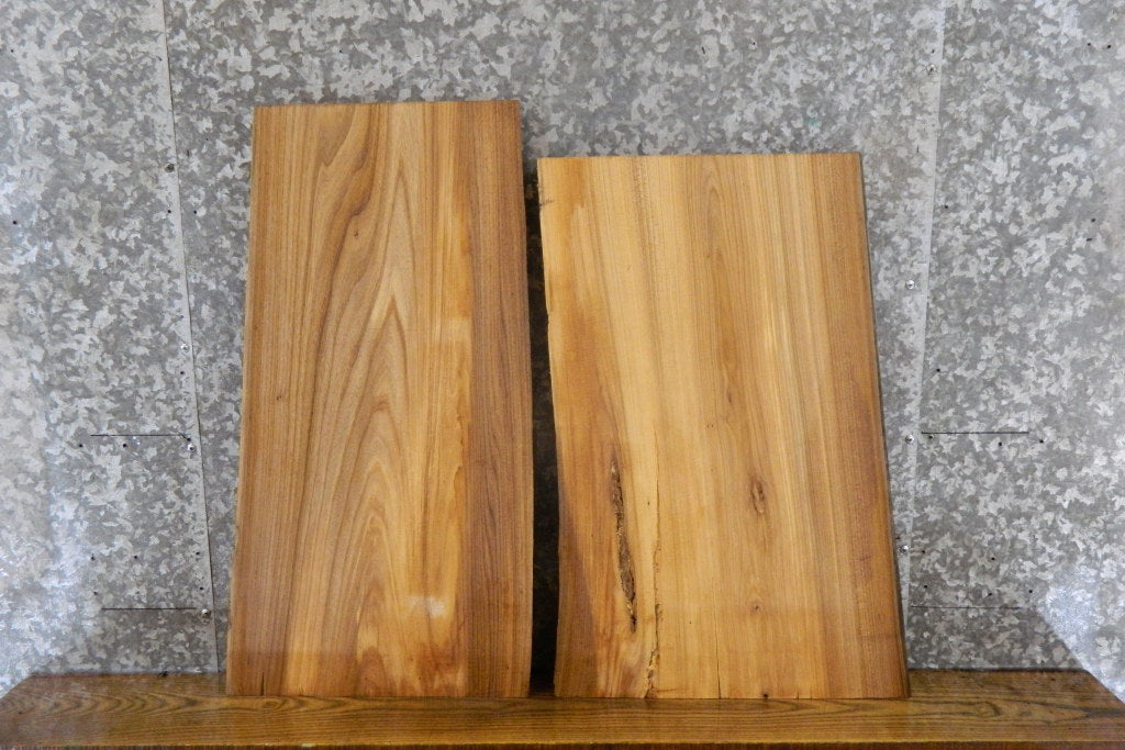 2- DIY Natural Edge Elm Rustic Charcuterie Boards CLOSEOUT 12913-12914