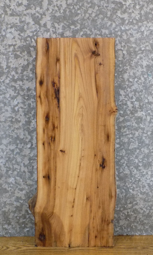 Natural Edge Rustic Elm Floating Vanity/Table Top Wood Slab 13119