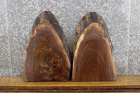 Thumbnail for 2- Oval Cut Partial Live Edge Black Walnut DIY Charcuterie Boards 13396-13397