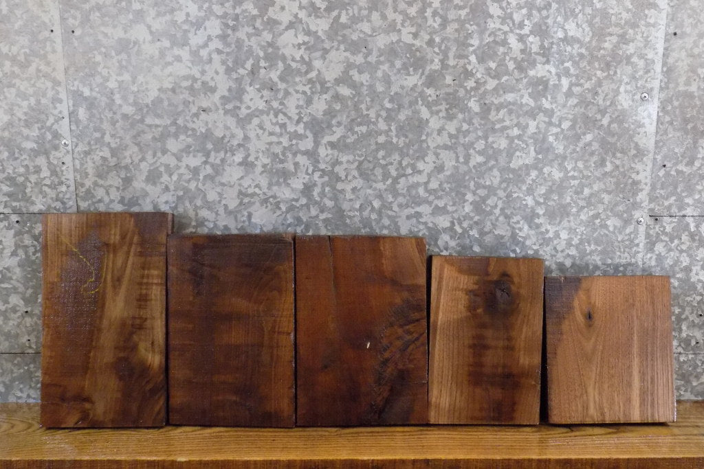5- Reclaimed Kiln Dried Black Walnut Lumber Boards/Craft Pack 13833-13834