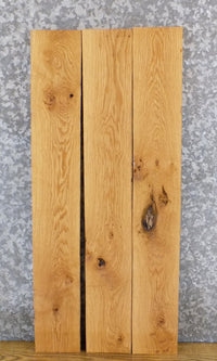 Thumbnail for 3- Kiln Dried White Oak Rustic Shelf Slabs/Lumber Boards 15029-15031
