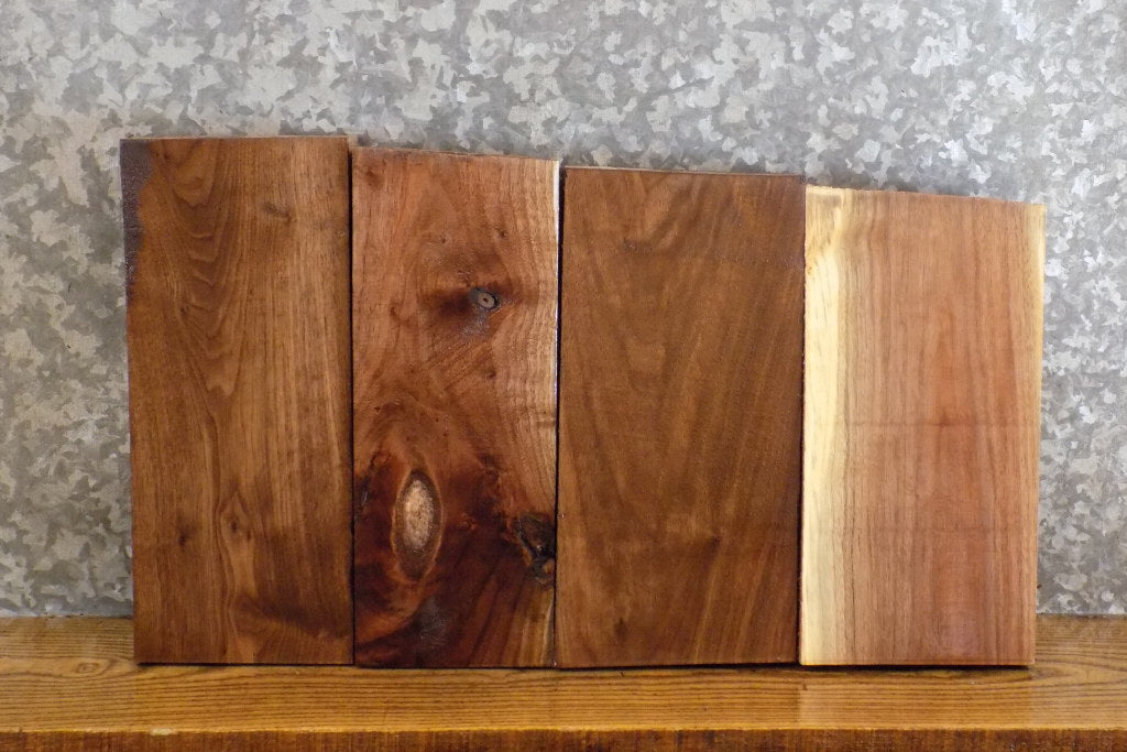 4- Kiln Dried Salvaged Black Walnut Craft Pack/Lumber Boards 15554-15555