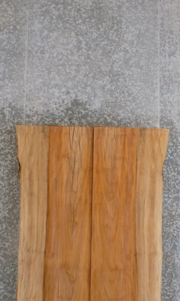 2- Live Edge Sycamore Bookmatched Kitchen Table Top CLOSEOUT 20299-20300