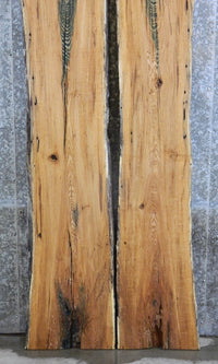 Thumbnail for 2- Salvalged Red Oak Live Edge Bookmatched Bar Top Slabs CLOSEOUT 20633-20634