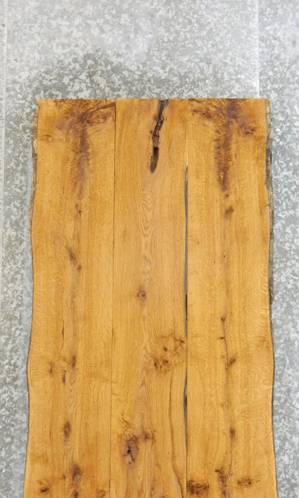 3- White Oak Live Edge Bookmatched Table Top Slabs CLOSEOUT 20659-20661