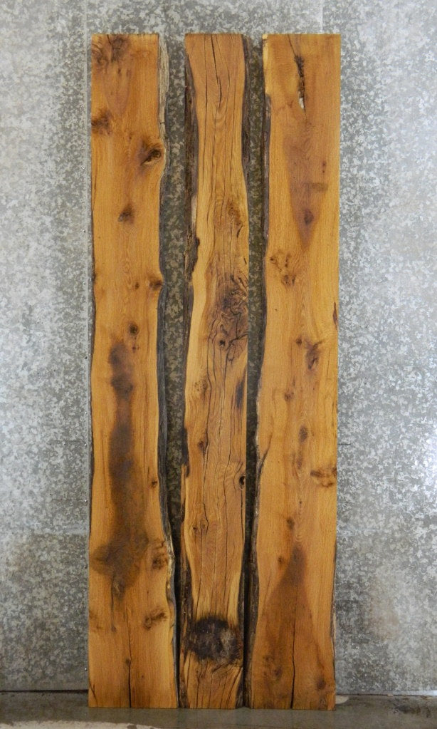 3- White Oak Live Edge Bookmatched Table Top Slabs CLOSEOUT 20659-20661