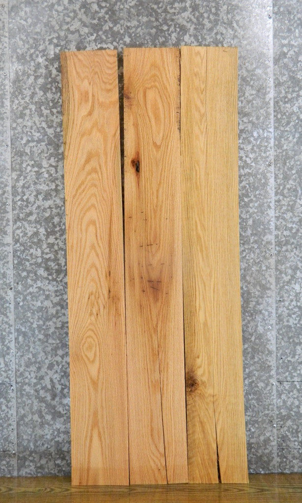 3- Reclaimed Kiln Dried Red Oak Craft Pack/Lumber Boards 30114