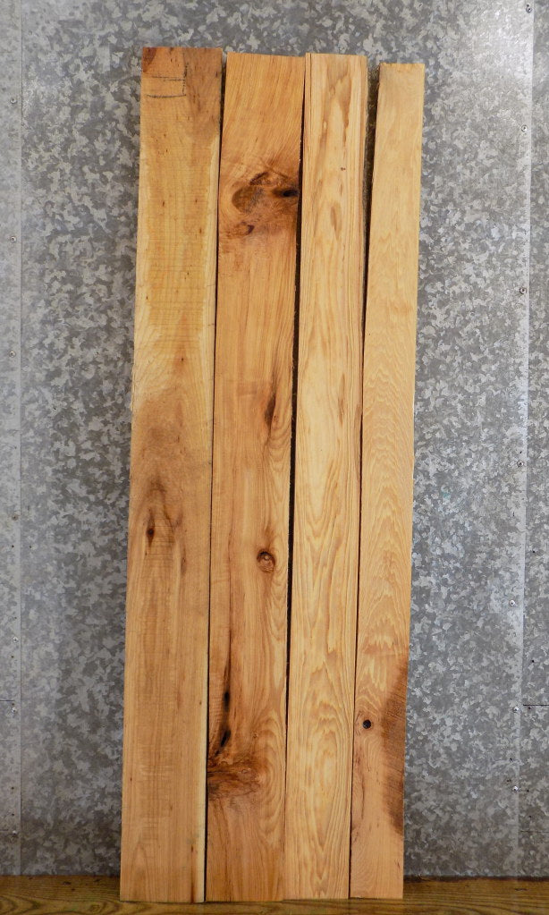 4- Rustic Kiln Dried Hickory Lumber Boards/Wall/Book Shelf Slabs 30243-30244