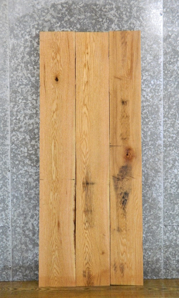 3- Reclaimed Red Oak Kiln Dried Lumber Boards/Craft Pack 30393