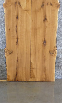 Thumbnail for 2- Live Edge Bookmatched White Oak Kitchen Table Top Slabs 39007-39008