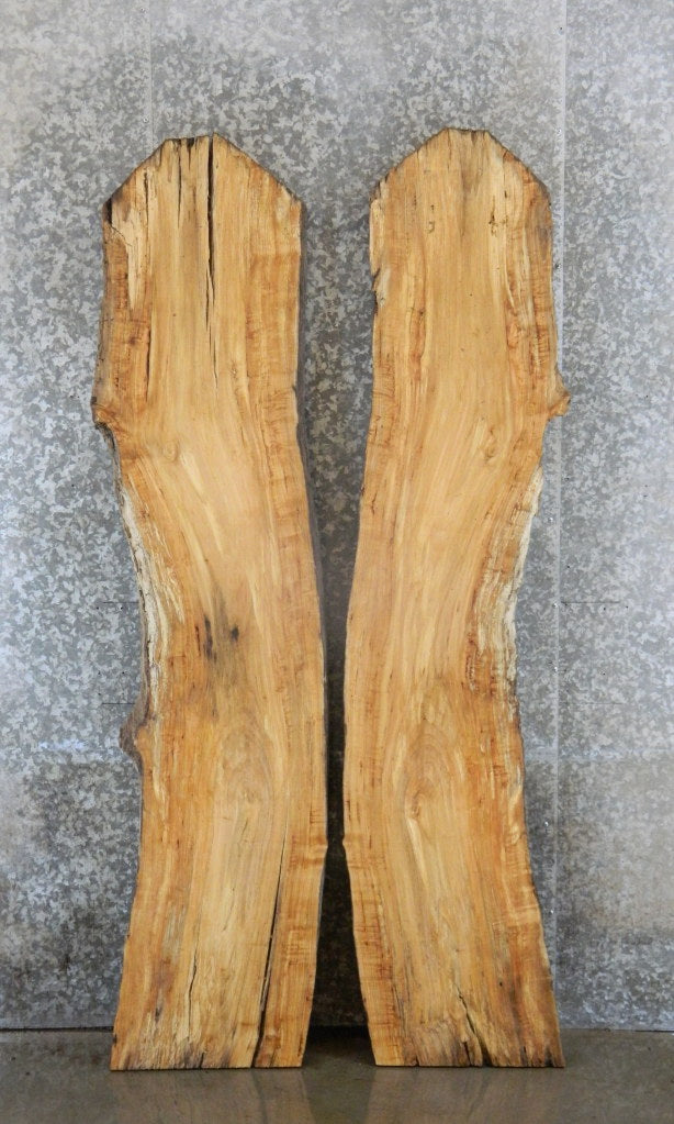 2- Live Edge Maple Bar/Table Top Wood Slabs CLOSEOUT 39348-39349